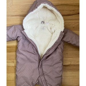 Zara baby girl padded snowsuit